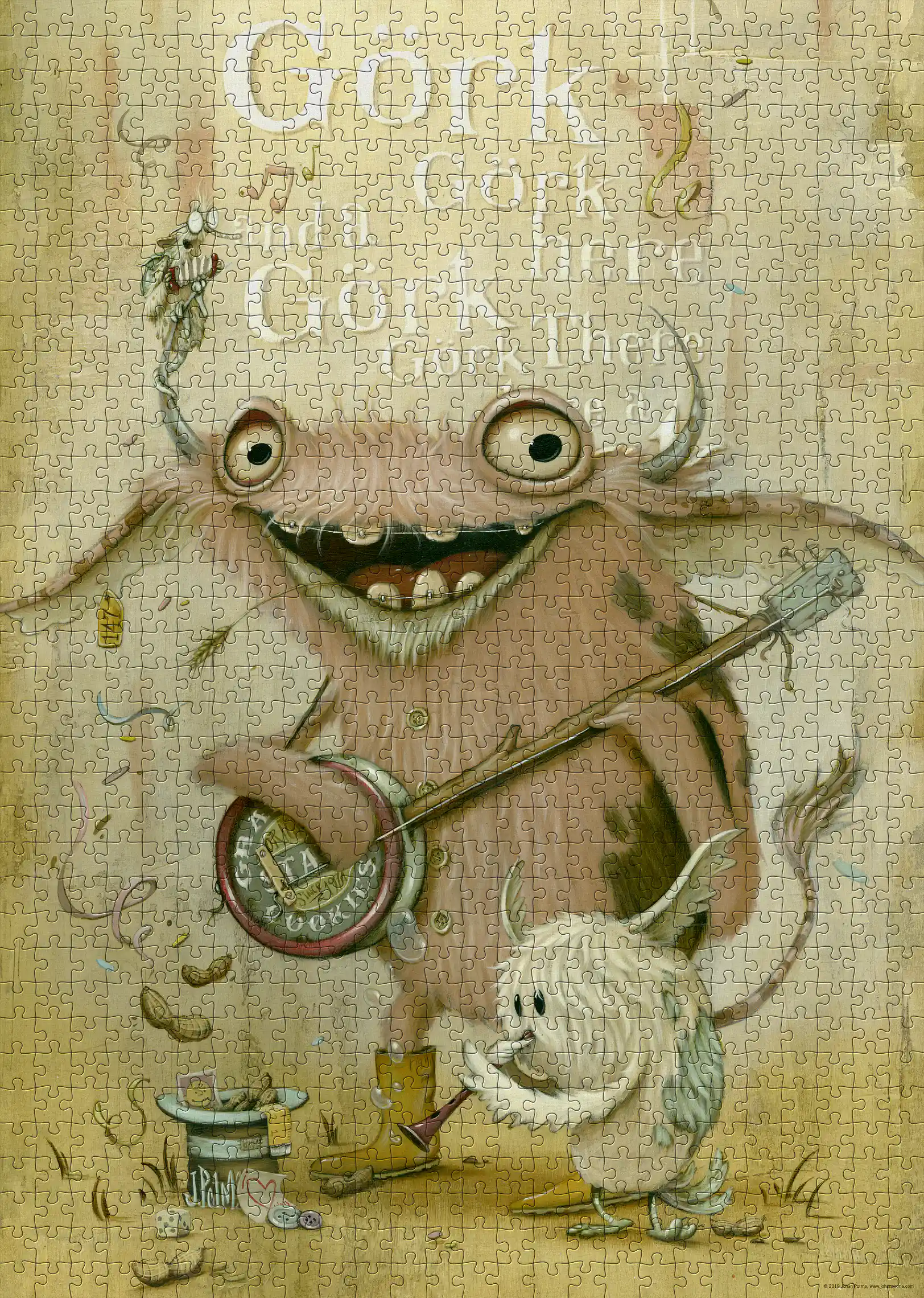 ハペペ Banjo, quebra-cabeça Heye 1000 peças