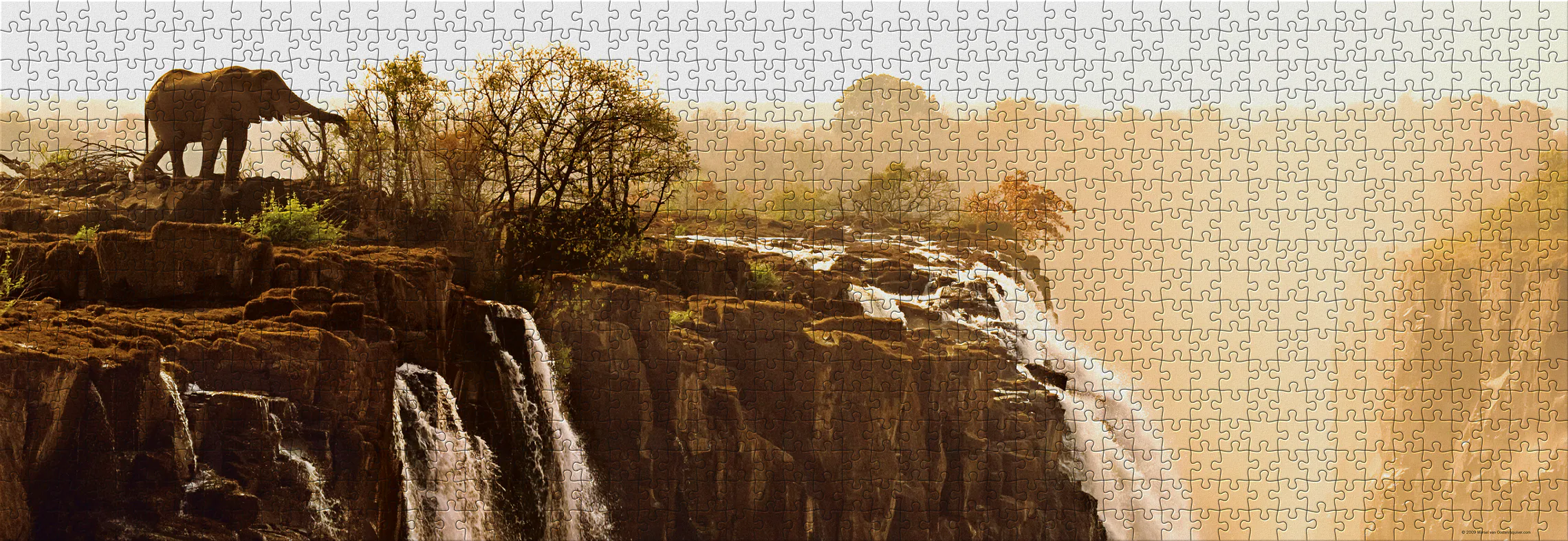 Heye Puzzle Panoramico Elefante 1000 Pezzi – Multicolore Per Adulti E Ragazzi - 2