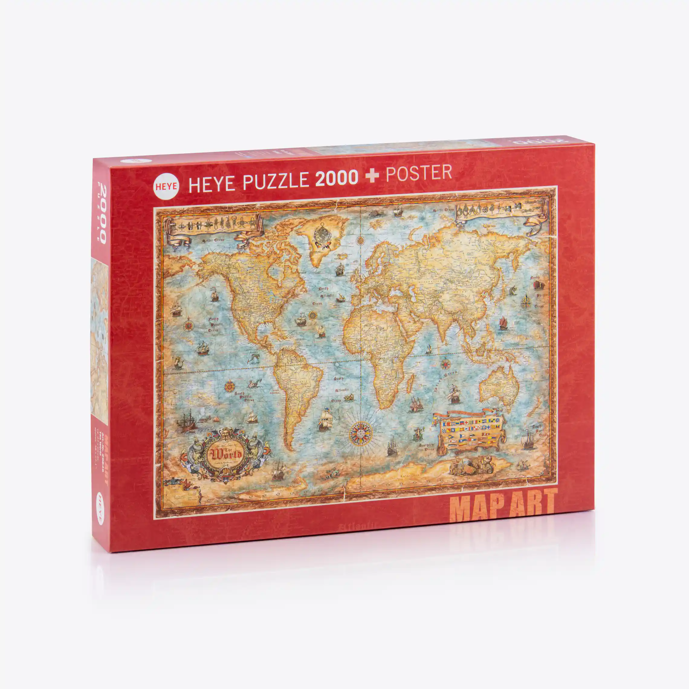 O Mundo, quebra-cabeça Heye 2000 peças