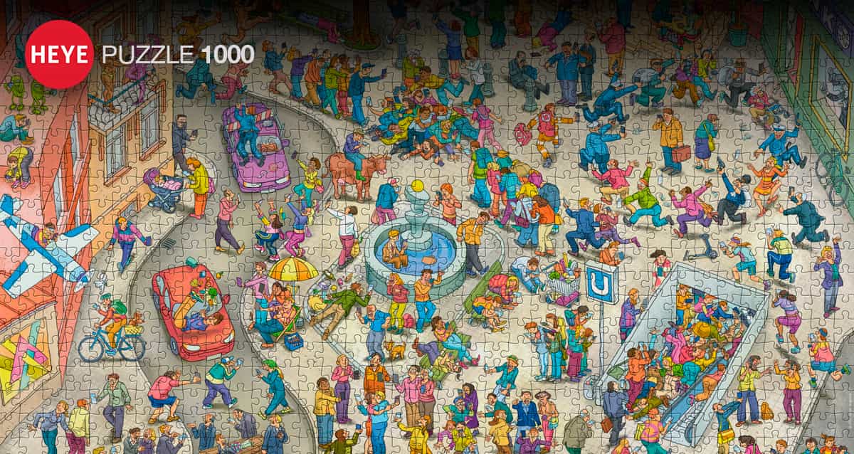 Zumbis 5Z, quebra-cabeça Heye 1000 peças