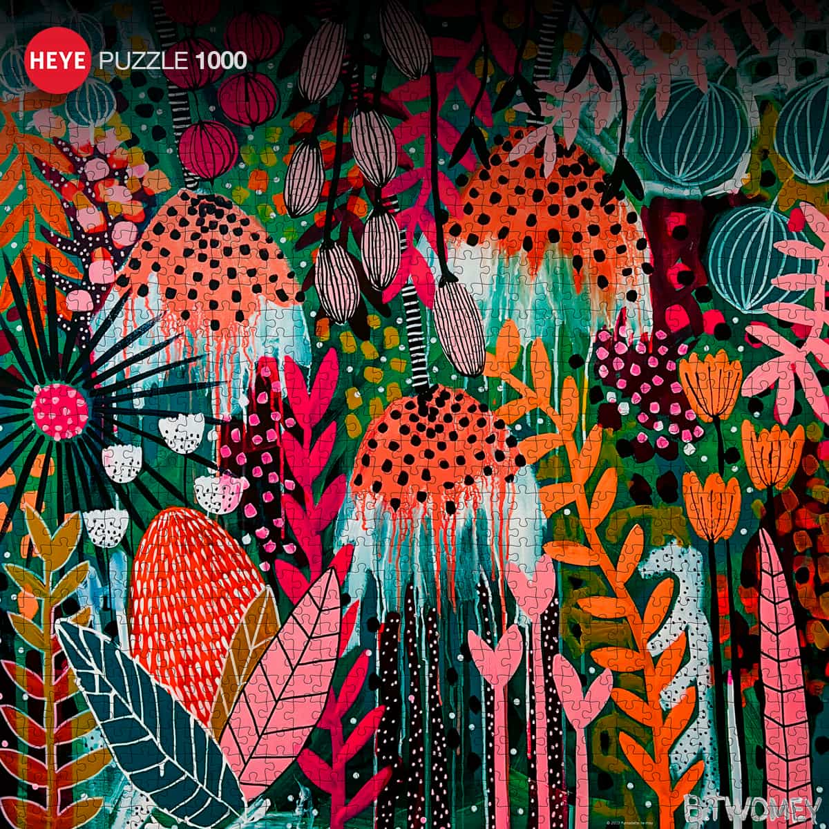 Raio de sol rubi, quebra-cabeça Heye 1000 peças