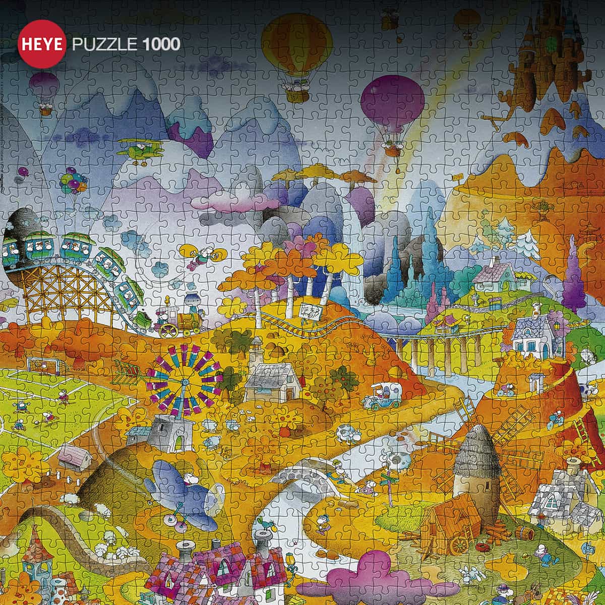 Puzzle Formas ocultas: noite de jogos, 1 000 peças